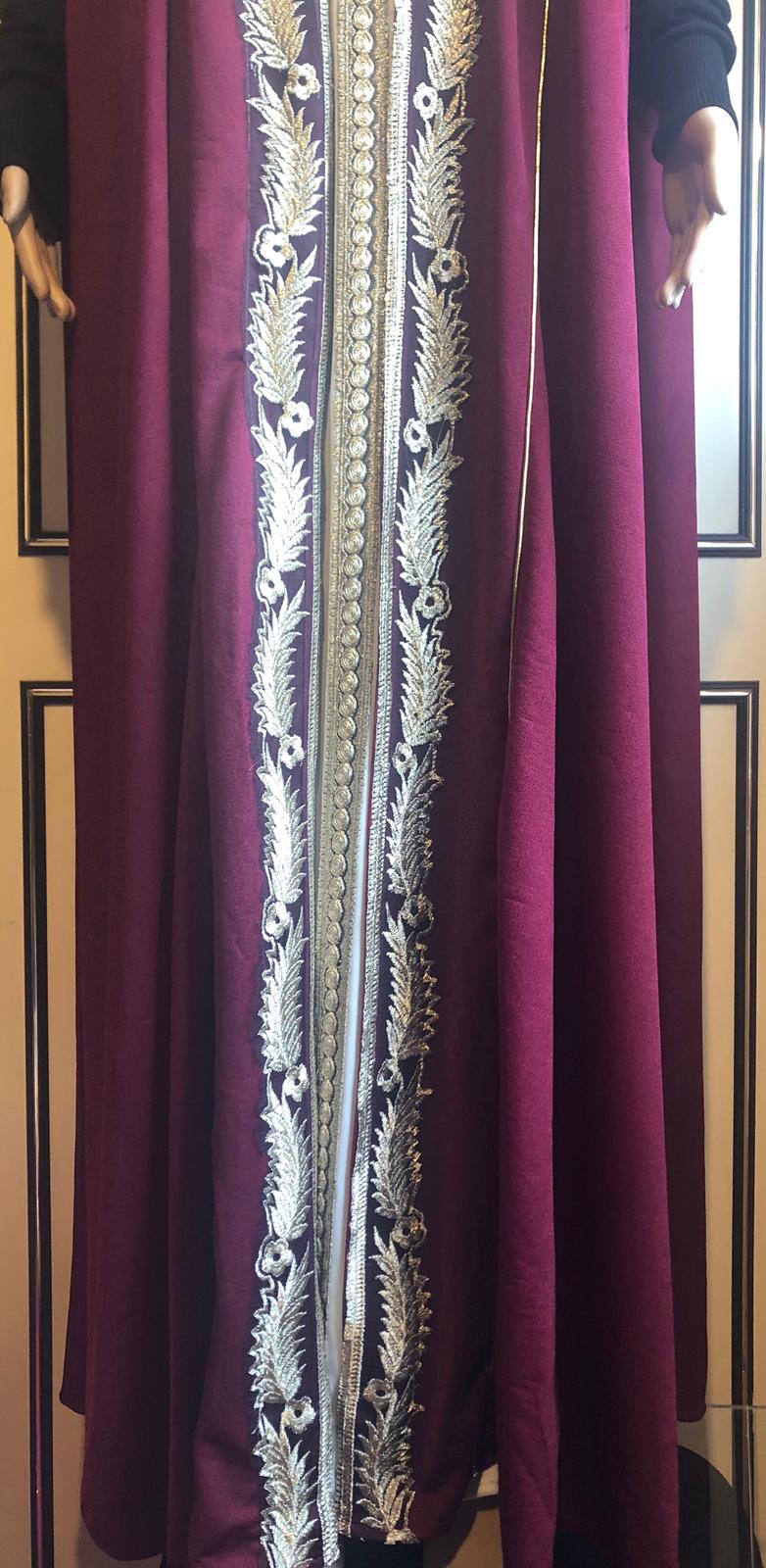 Crepe Fabric Moroccan Takchita