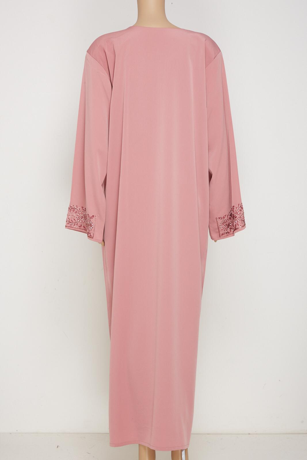 Cotton blended Fabric embroidered Kaftan Jalabiyya