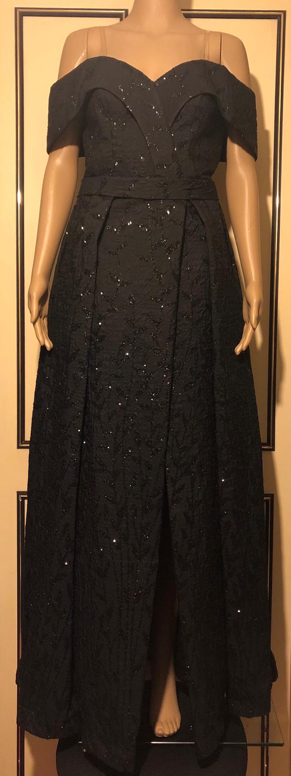 Brand new embossed Sublime fabric black gown evening  dress size6,8,10,12,16and18