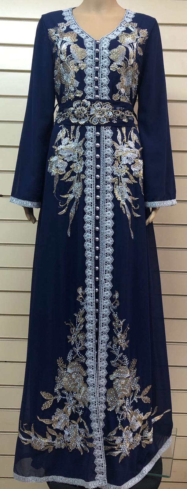 Brand  new  Elegant Navy  dress Size  :   S, M ,L