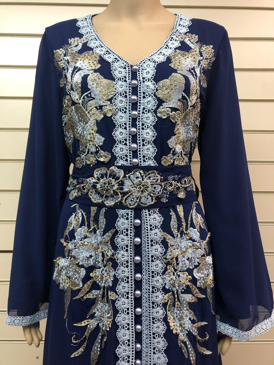 Brand  new  Elegant Navy  dress Size  :   S, M ,L