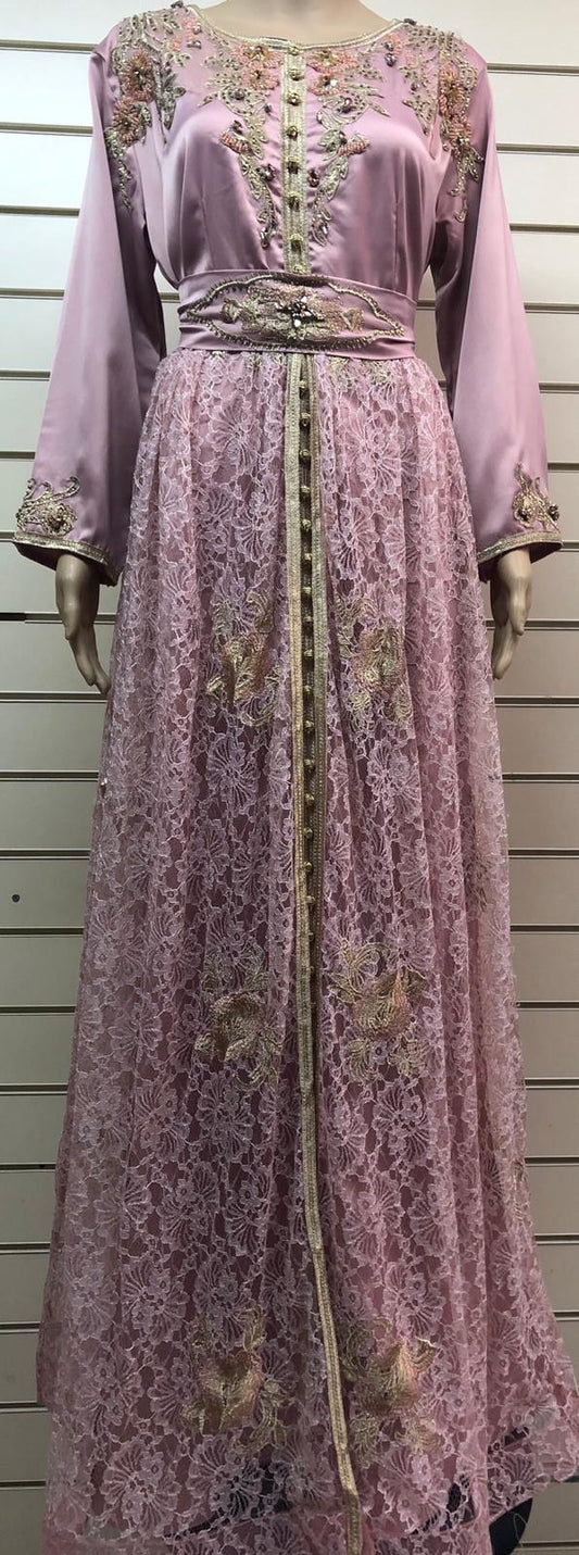 Brand new  blush  pink  Moroccan styled dress size S ,M, L and  XXL