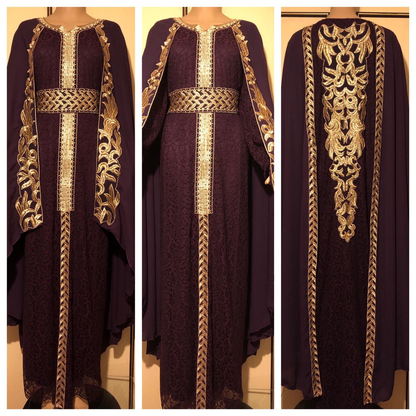 Moroccan  Styled High End Takchita with Belt