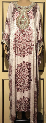 African  Netted viscose Farasha  kaftan