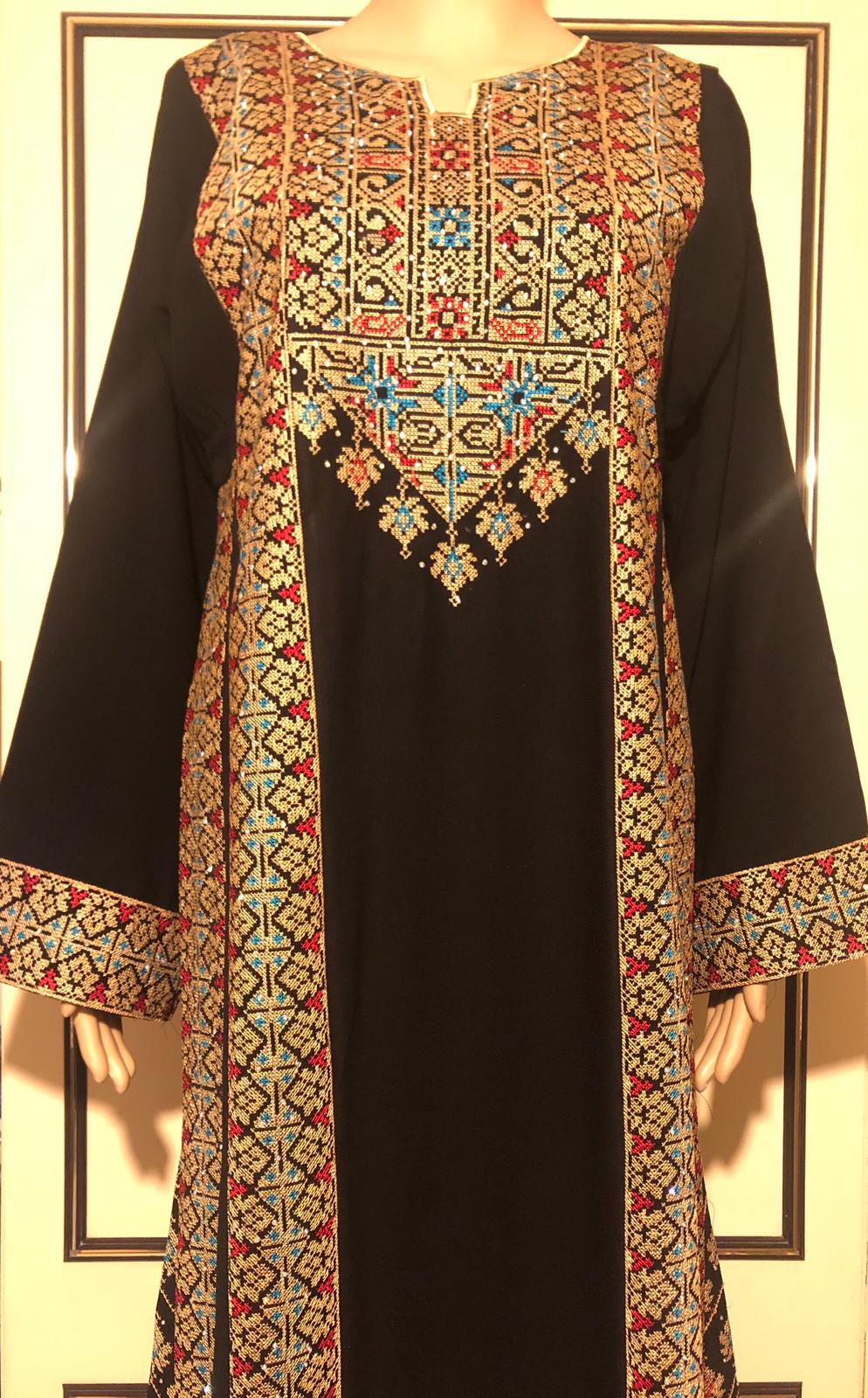 Fancy Ethnic Traditional  maxi jalabiyah.