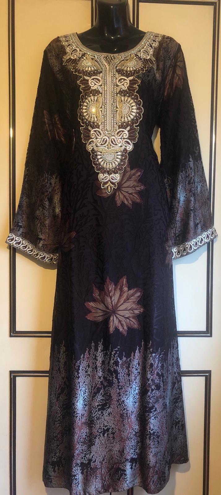 Fancy Ethnic Traditional maxi jalabiyah.