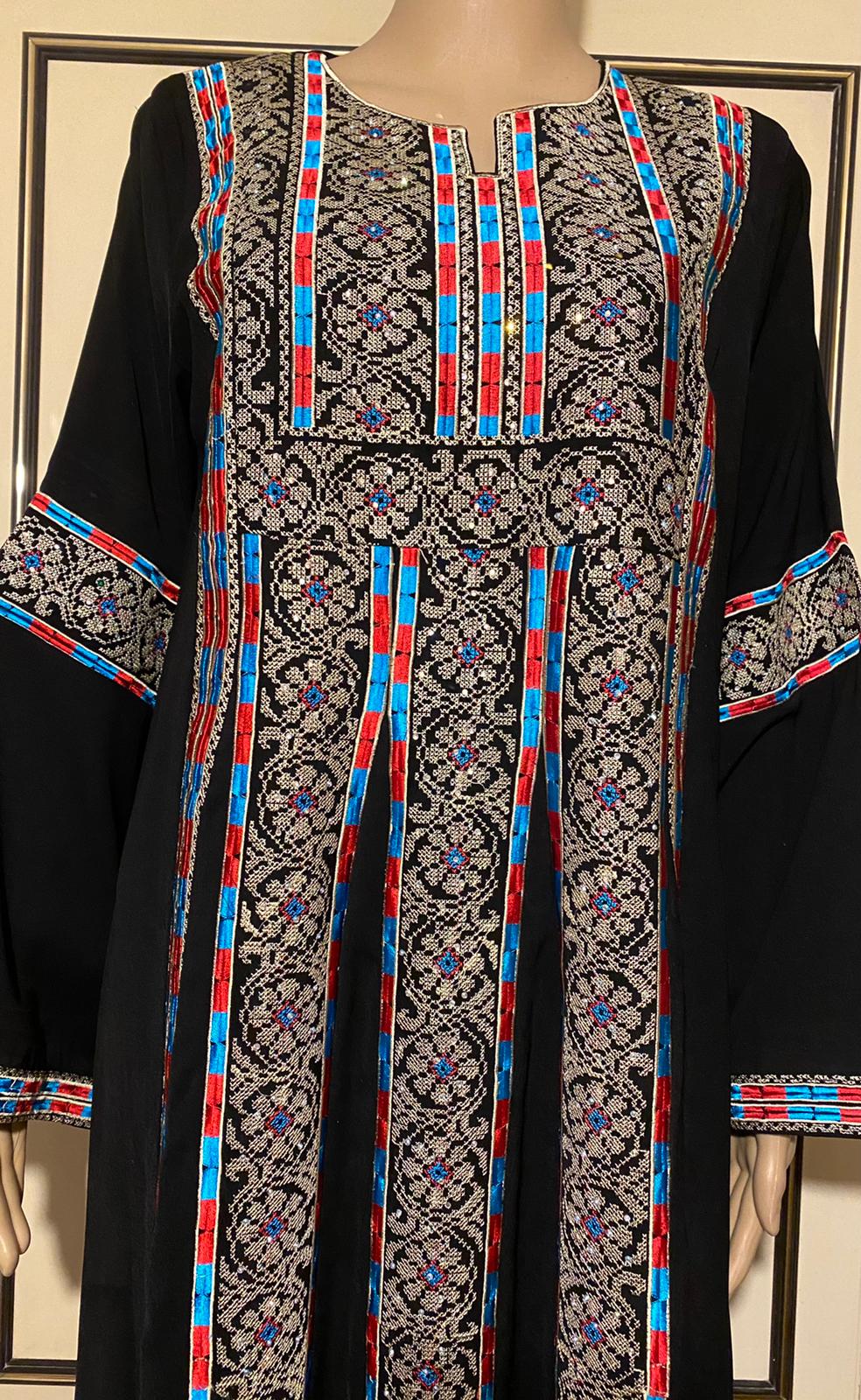 Fancy  Ethnic Traditional maxi jalabiyah.