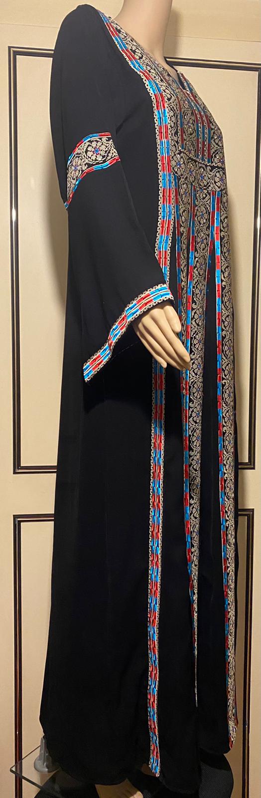 Fancy  Ethnic Traditional maxi jalabiyah.