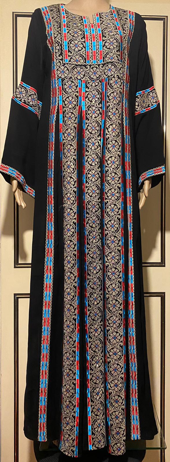 Fancy  Ethnic Traditional maxi jalabiyah.