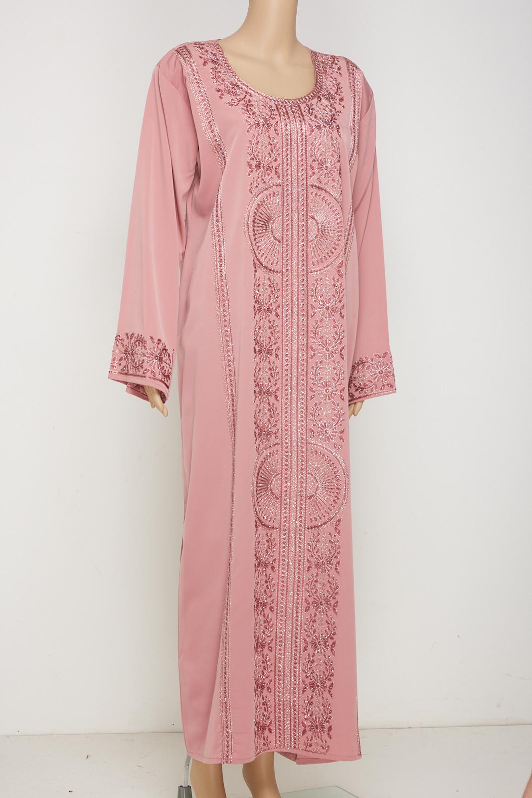 Cotton  blended  Fabric embroidered    Kaftan   Jalabiyya