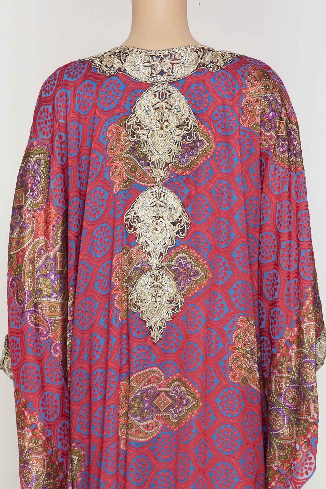 Designer kaftan dress