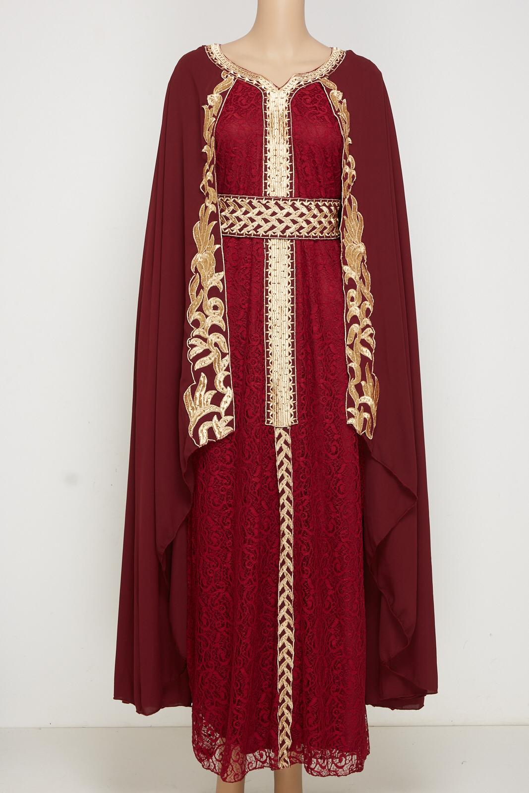 Red Moroccan dress