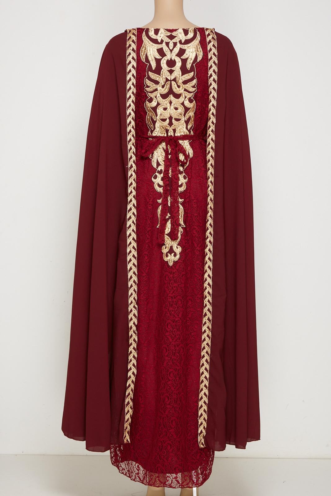 Red Moroccan dress