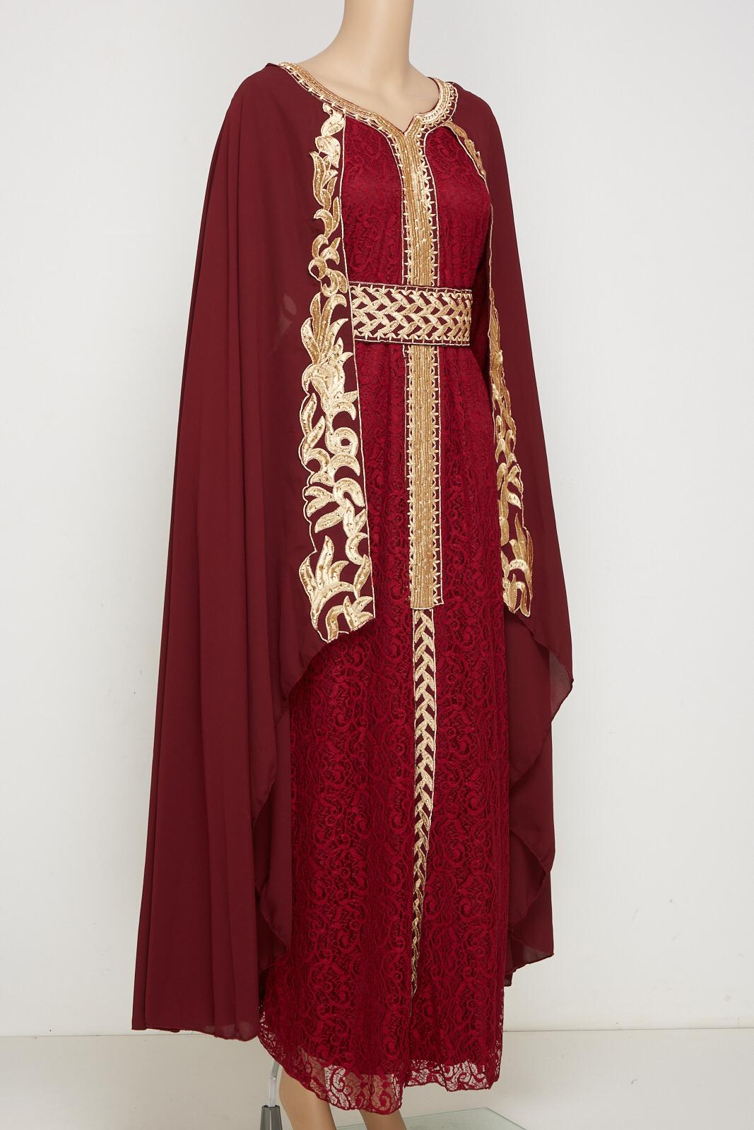 Red Moroccan dress