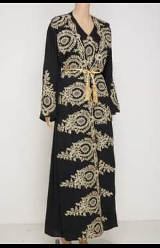 Classic embroidered Arabic Style Jalabiyah.