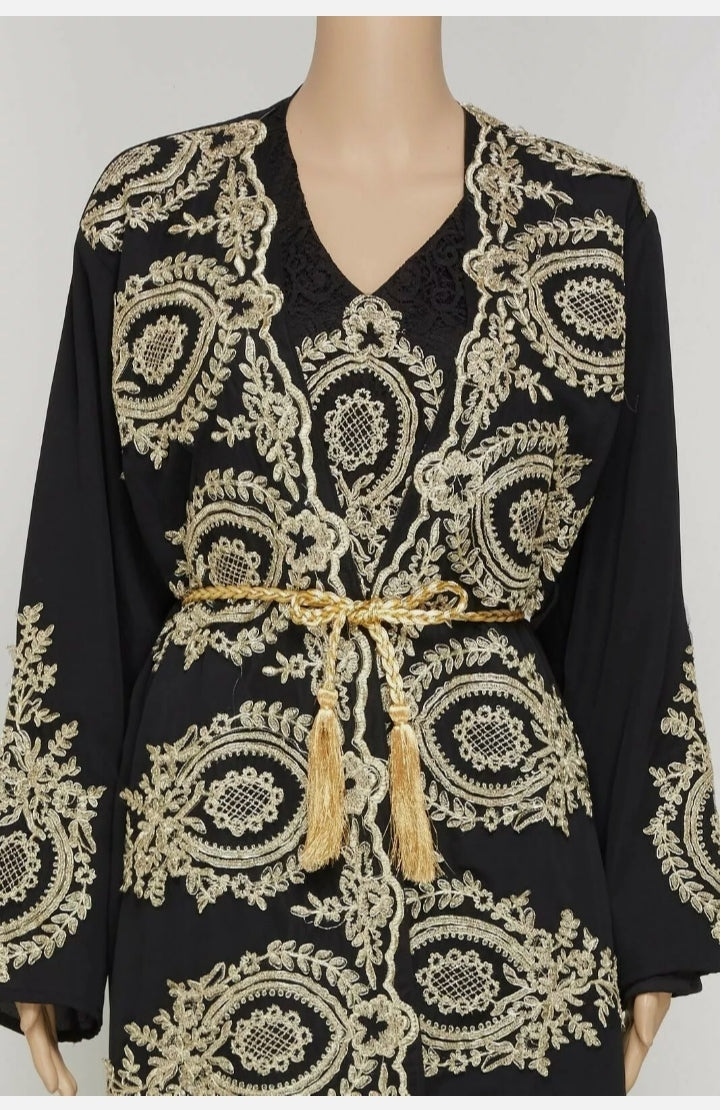 Classic embroidered Arabic Style Jalabiyah.