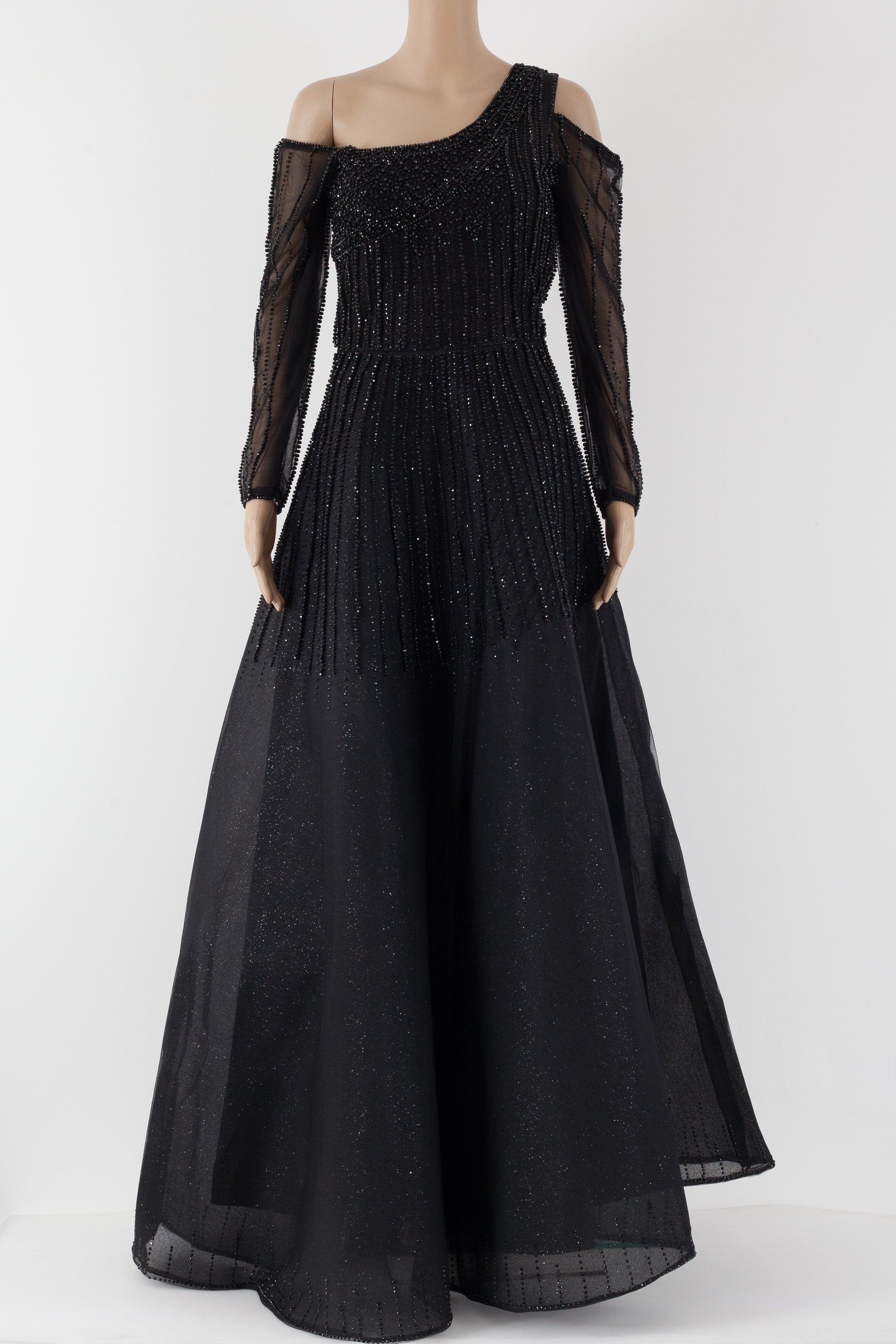 beautiful black party dress. Khas Designs beautiful black party dress. Khas Designs