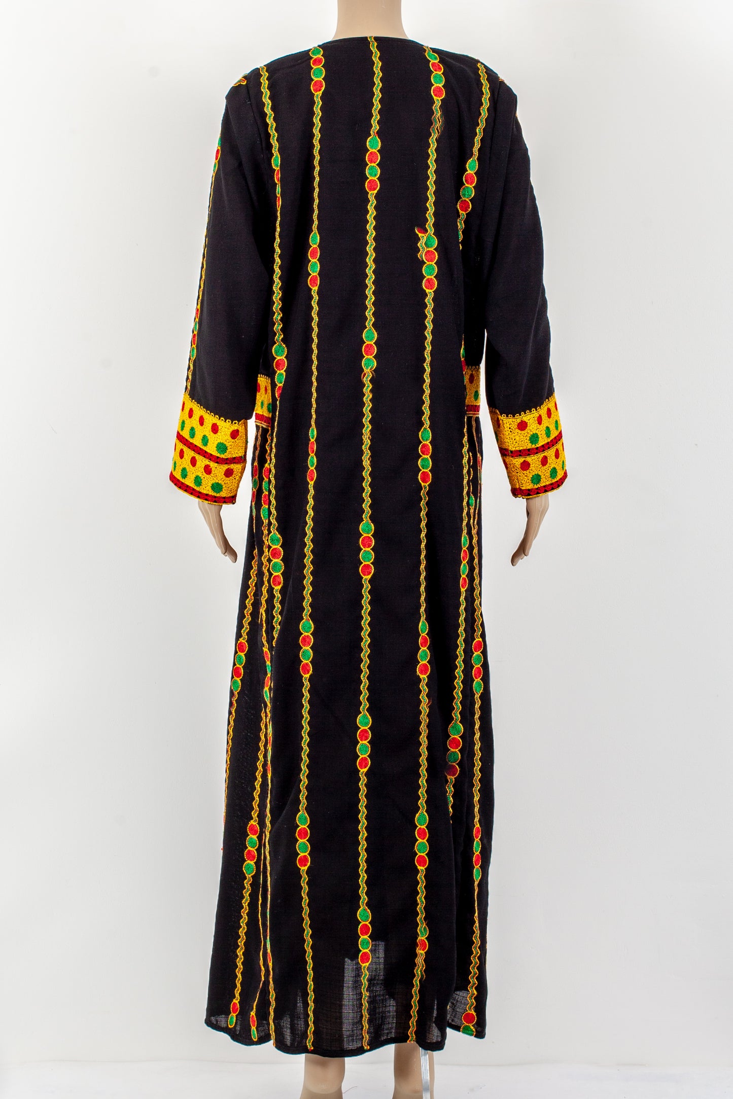 Black traditional jalabiyah dress