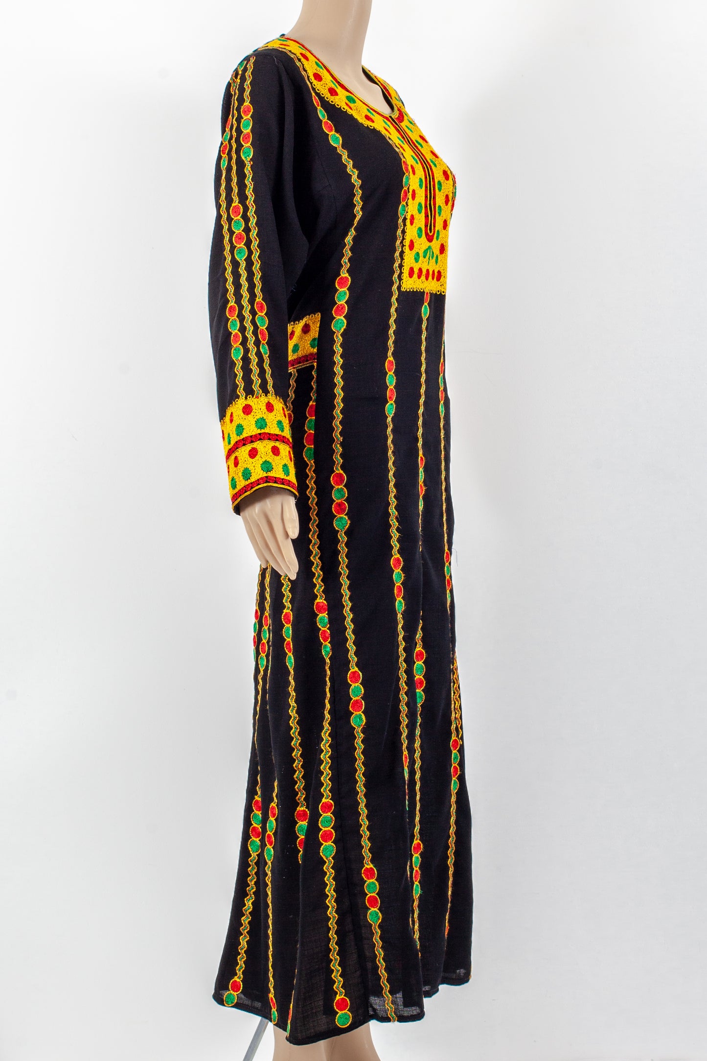 Black traditional jalabiyah dress