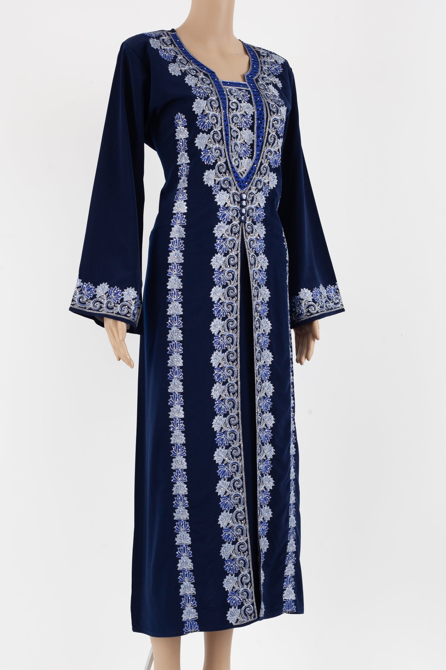 Classic embroidered Arabic Style Jalabiyah.