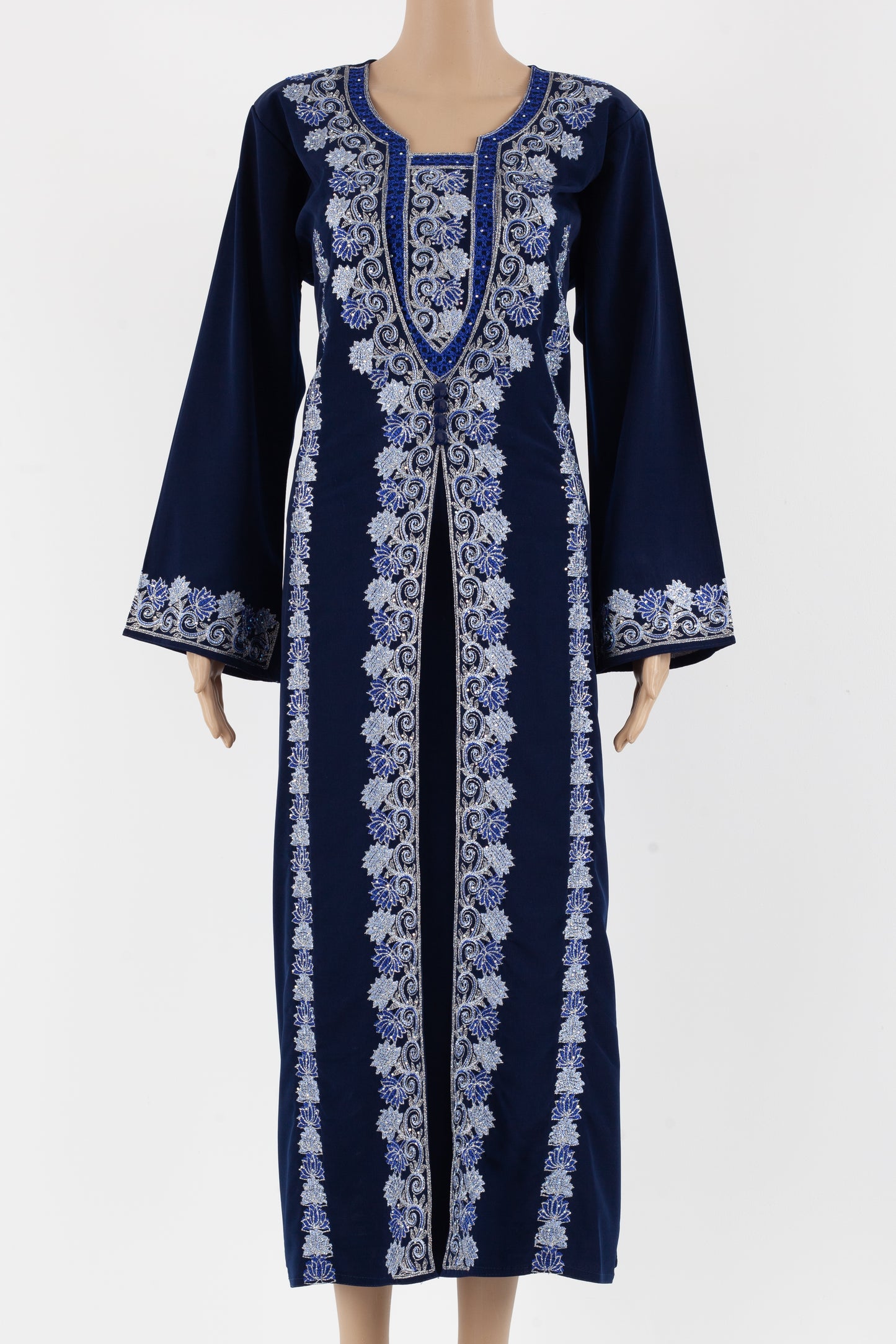 Classic embroidered Arabic Style Jalabiyah.